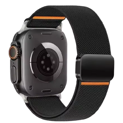 Watch Ultra 49mm Nylon Manyetik Kordon - Siyah