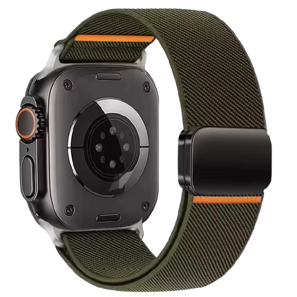 Watch Ultra 49mm Nylon Manyetik Kordon - Yeşil