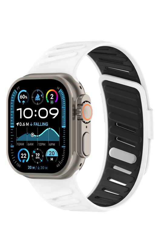 Watch Ultra 49mm Twin Silikon Kordon - Siyah 2
