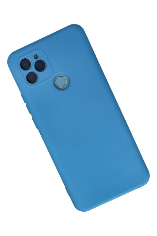 General Mobile GM 21 Nano içi Kadife Silikon Kılıf - Mavi 2