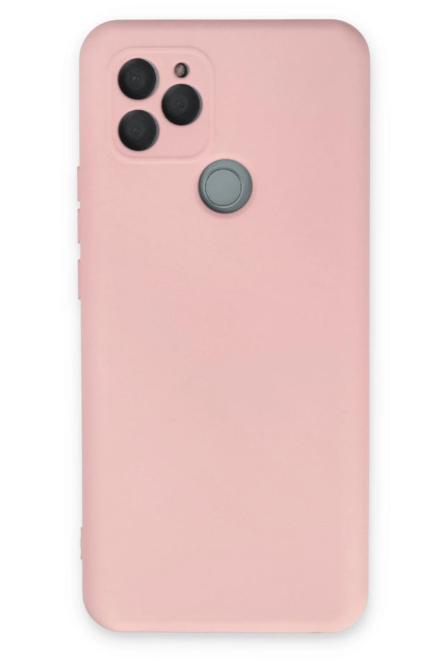 General Mobile GM 21 Nano içi Kadife Silikon Kılıf - Pudra