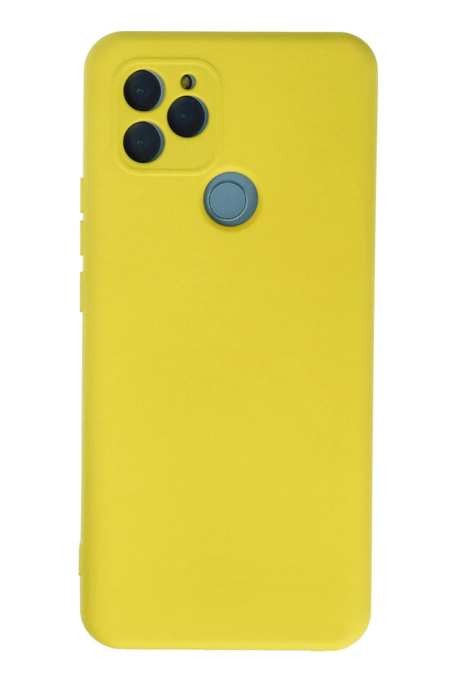 General Mobile GM 21 Nano içi Kadife Silikon Kılıf - Sarı