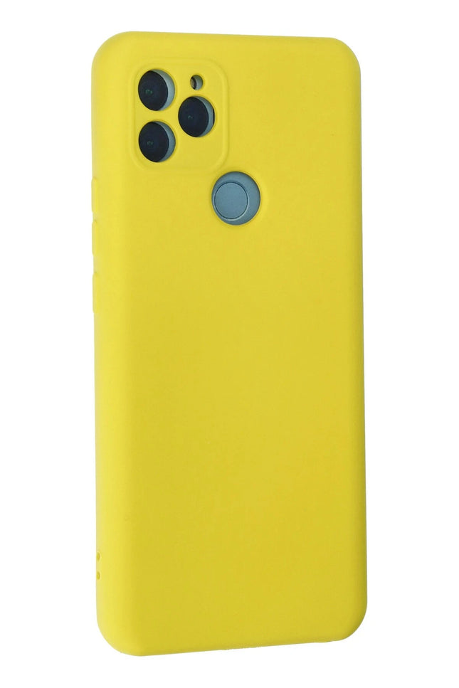 General Mobile GM 21 Nano içi Kadife Silikon Kılıf - Sarı 3