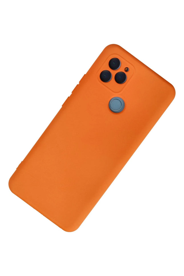 General Mobile GM 21 Nano içi Kadife Silikon Kılıf - Turuncu 2