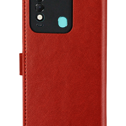 Tecno Spark 8T Trend S Plus Kapaklı Telefon Kılıf - Kırmızı