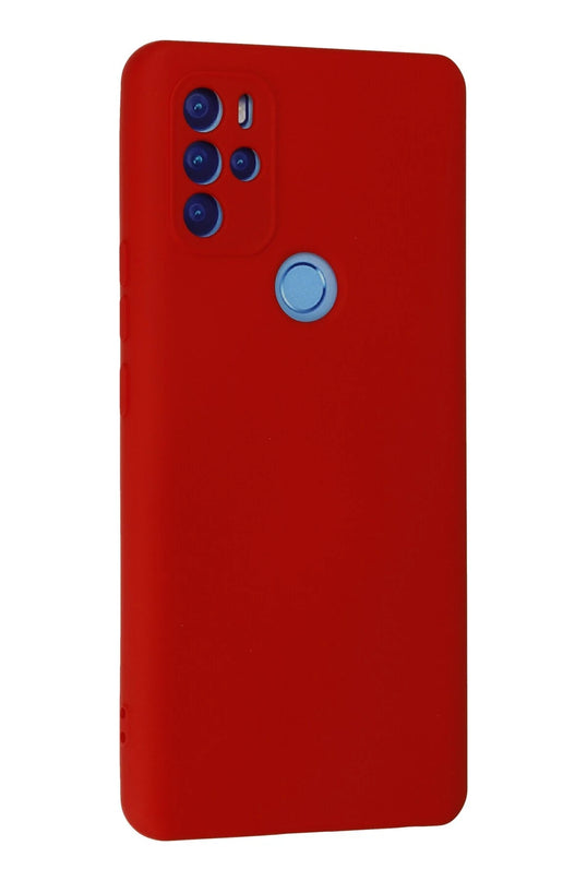 General Mobile GM 21 Pro Nano içi Kadife Silikon Kılıf - Kırmızı 2