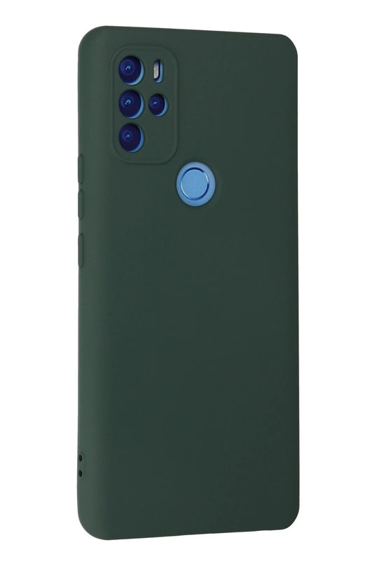 General Mobile GM 21 Pro Nano içi Kadife Silikon Kılıf - Koyu Yeşil 2