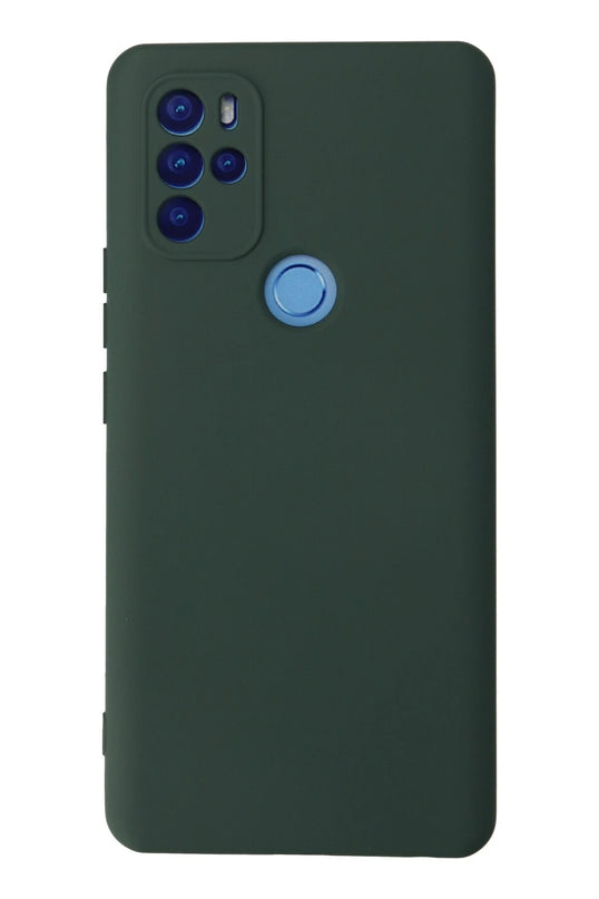 General Mobile GM 21 Pro Nano içi Kadife Silikon Kılıf - Koyu Yeşil
