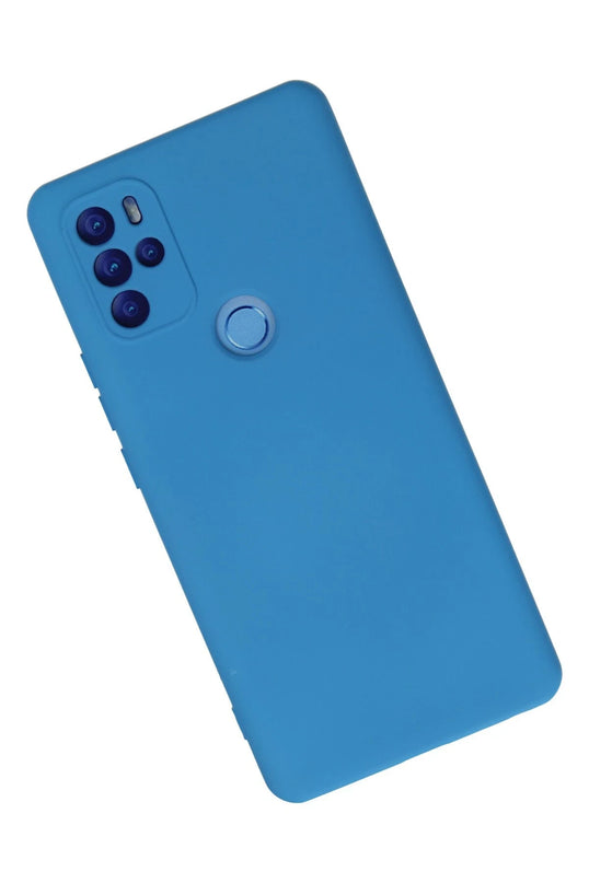 General Mobile GM 21 Pro Nano içi Kadife Silikon Kılıf - Mavi 3