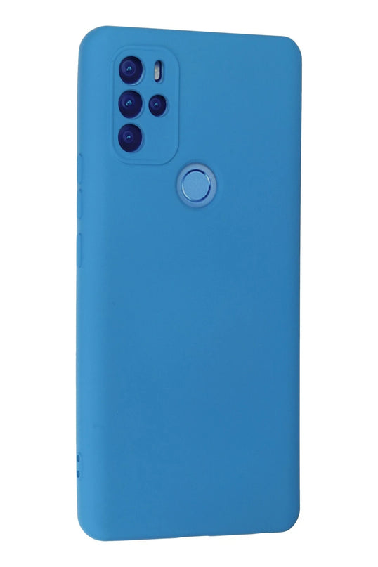 General Mobile GM 21 Pro Nano içi Kadife Silikon Kılıf - Mavi 2