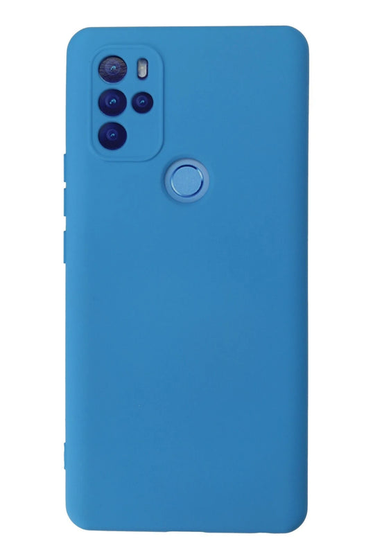 General Mobile GM 21 Pro Nano içi Kadife Silikon Kılıf - Mavi