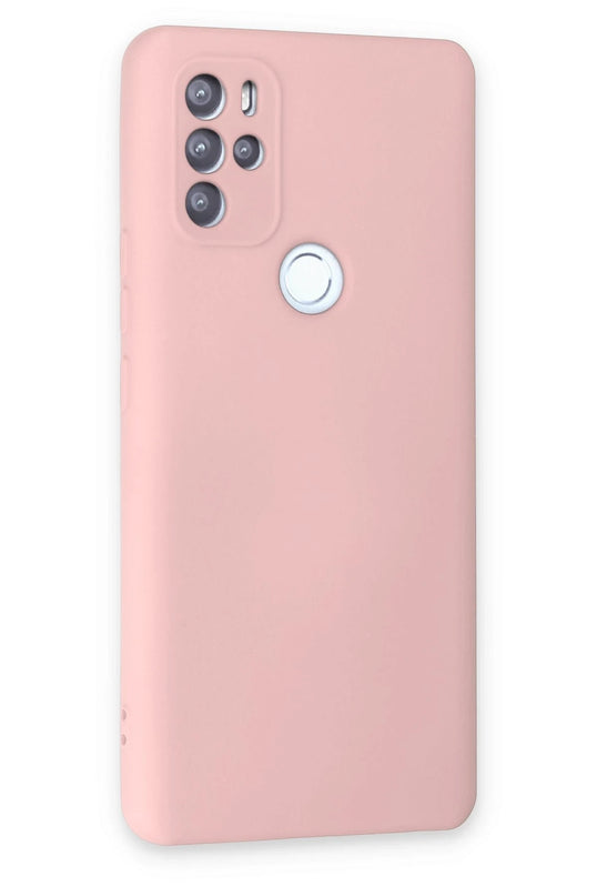 General Mobile GM 21 Pro Nano içi Kadife Silikon Kılıf - Pudra 2