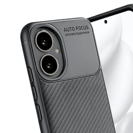 Honor 400 Auto Focus Karbon Kapak Kılıf - Gri 4