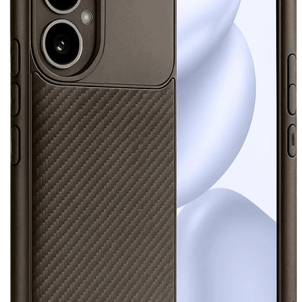 Honor 400 Auto Focus Karbon Kapak Kılıf - Kahverengi