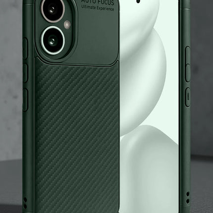 Honor 400 Auto Focus Karbon Kapak Kılıf - Koyu Yeşil 5