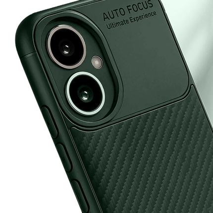 Honor 400 Auto Focus Karbon Kapak Kılıf - Koyu Yeşil 4