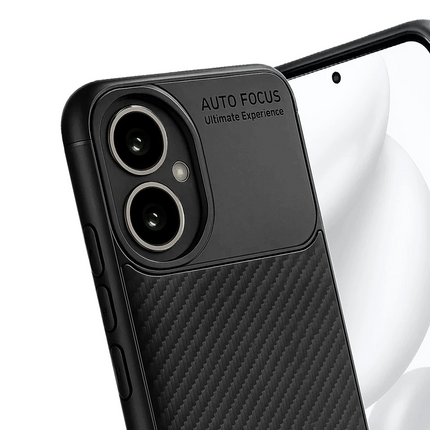 Honor 400 Auto Focus Karbon Kapak Kılıf - Siyah 3