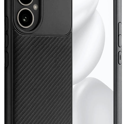 Honor 400 Auto Focus Karbon Kapak Kılıf - Siyah
