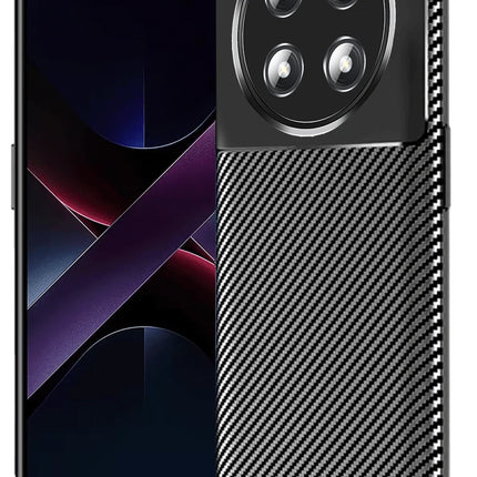 Honor Magic 7 Lite Auto Focus Karbon Kapak Kılıf - Siyah