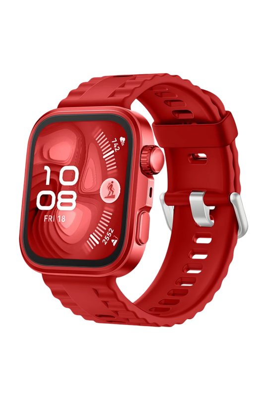 Huawei Fit 4 Nova Silikon Kordon - Kırmızı