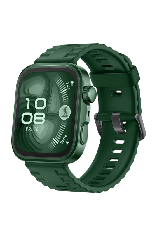 Huawei Fit 4 Nova Silikon Kordon - Koyu Yeşil