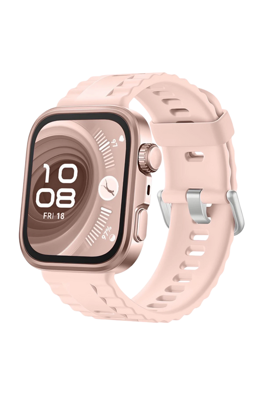 Huawei Fit 4 Nova Silikon Kordon - Pembe