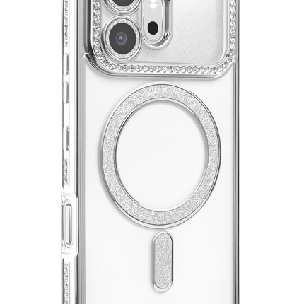 Honor 600 Joke Simli Magneticsafe Kılıf - Gümüş 2