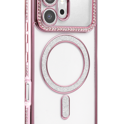 Honor 600 Joke Simli Magneticsafe Kılıf - Pembe 2