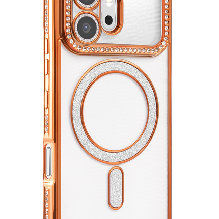 Honor 600 Joke Simli Magneticsafe Kılıf - Turuncu 2