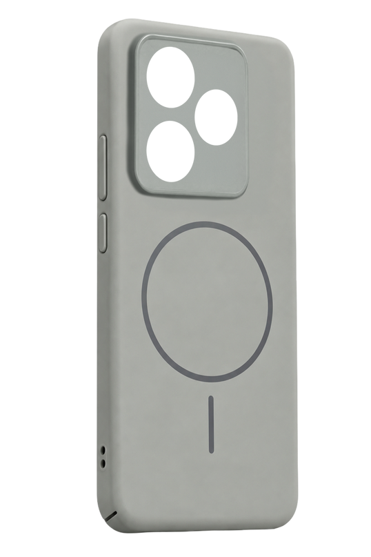 Honor 600 Lite Mika PC Magsafe Kapak Kılıf - Gri