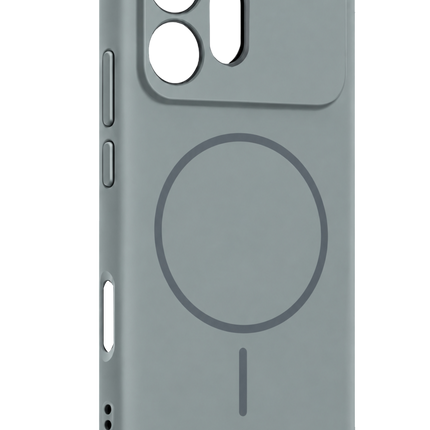 Honor 600 Mika PC Magsafe Kapak Kılıf - Gri