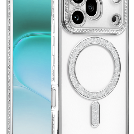 Honor 600 Pro Joke Simli Magneticsafe Kılıf - Gümüş