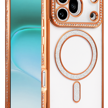 Honor 600 Pro Joke Simli Magneticsafe Kılıf - Turuncu