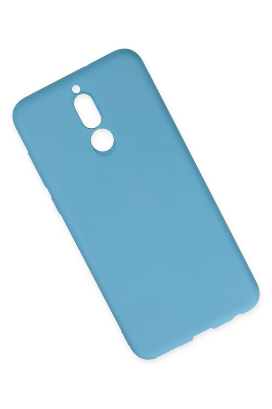 Huawei Mate 10 Lite Nano içi Kadife Silikon Kılıf - Mavi 2