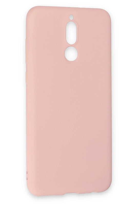 Huawei Mate 10 Lite Nano içi Kadife Silikon Kılıf - Pudra 3