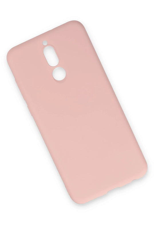 Huawei Mate 10 Lite Nano içi Kadife Silikon Kılıf - Pudra 2