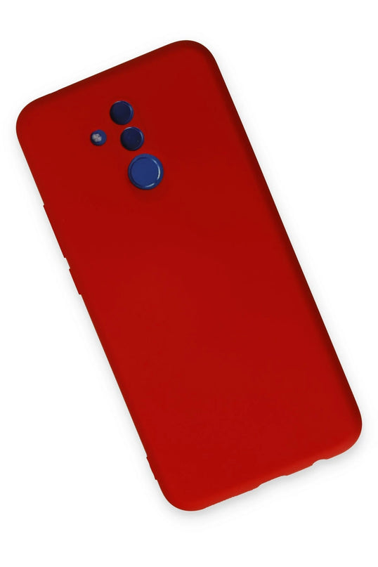Huawei Mate 20 Lite Nano içi Kadife Silikon Kılıf - Kırmızı 3