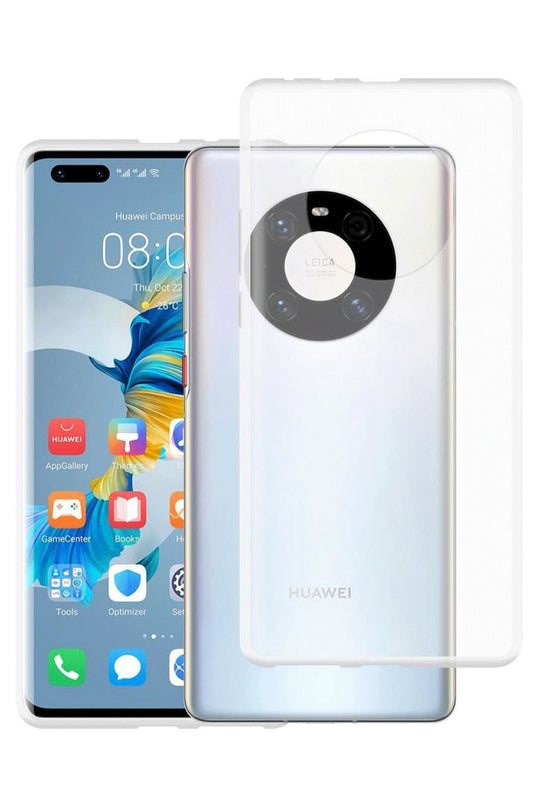 Huawei Mate 40 Pro Lüx Şeffaf Silikon Kılıf