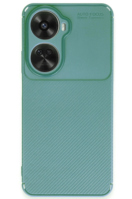 Huawei Nova 12 SE Auto Focus Karbon Kapak Kılıf - Koyu Yeşil
