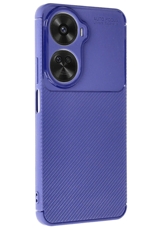 Huawei Nova 12 SE Auto Focus Karbon Kapak Kılıf - Lacivert 2