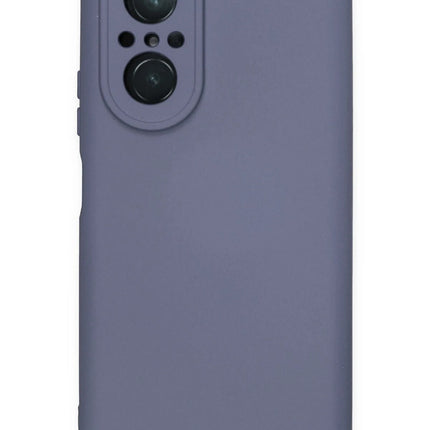 Huawei Nova 9 SE Nano içi Kadife Silikon Kılıf - Gri