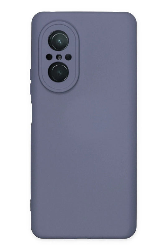 Huawei Nova 9 SE Nano içi Kadife Silikon Kılıf - Gri