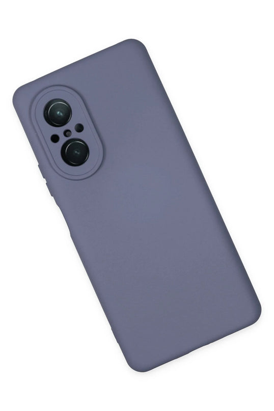 Huawei Nova 9 SE Nano içi Kadife Silikon Kılıf - Gri 3