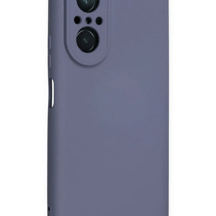 Huawei Nova 9 SE Nano içi Kadife Silikon Kılıf - Gri 2