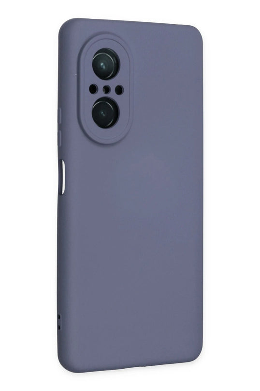 Huawei Nova 9 SE Nano içi Kadife Silikon Kılıf - Gri 2