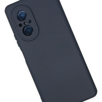 Huawei Nova 9 SE Nano içi Kadife Silikon Kılıf - Lacivert 3