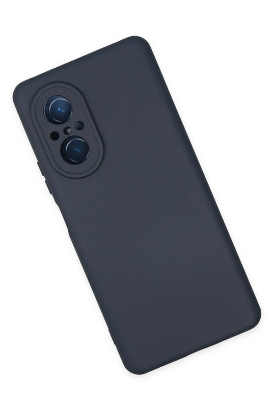 Huawei Nova 9 SE Nano içi Kadife Silikon Kılıf - Lacivert 3
