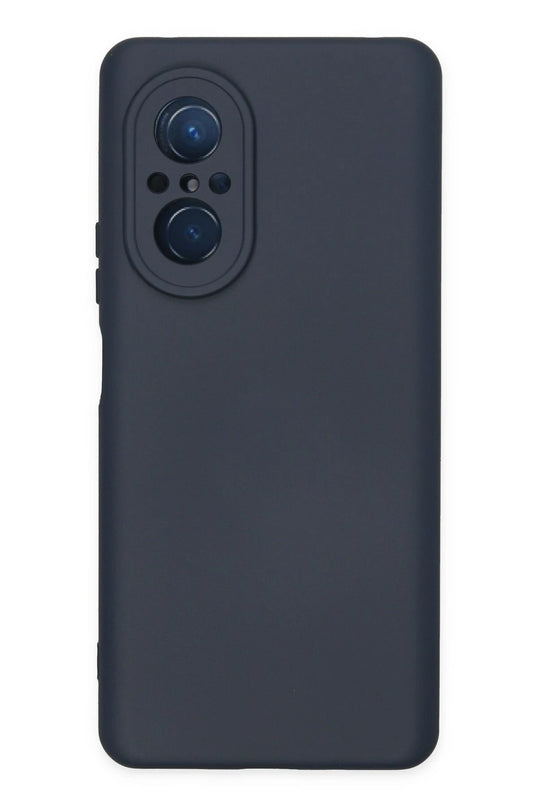 Huawei Nova 9 SE Nano içi Kadife Silikon Kılıf - Lacivert