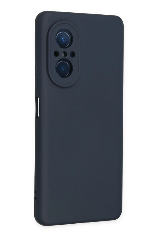 Huawei Nova 9 SE Nano içi Kadife Silikon Kılıf - Lacivert 2