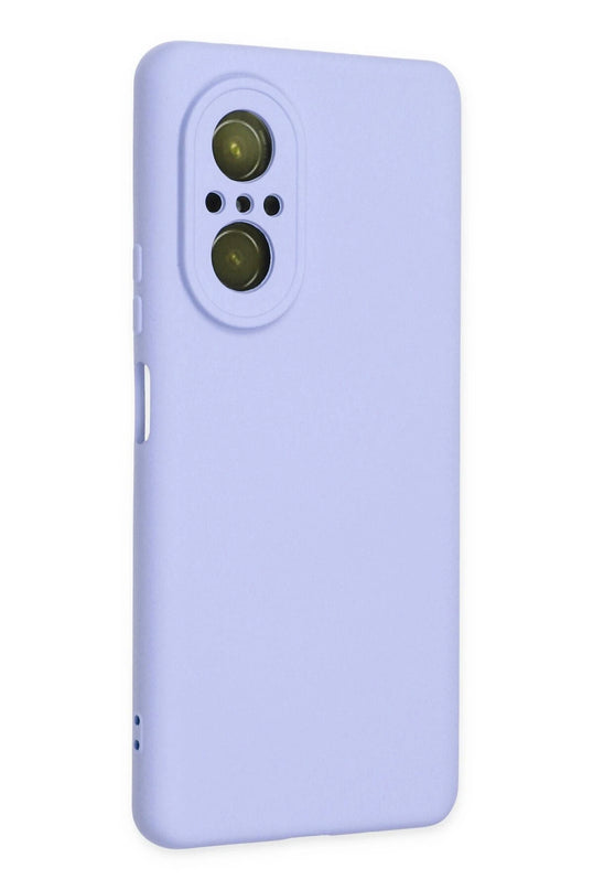 Huawei Nova 9 SE Nano içi Kadife Silikon Kılıf - Lila 2